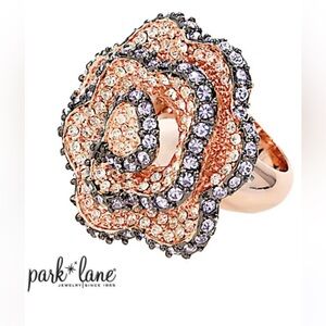 Sz 8 Park Lane Camellia Ring NWT